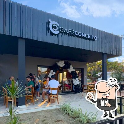 O interior do Café Conceito Vila Paraíba