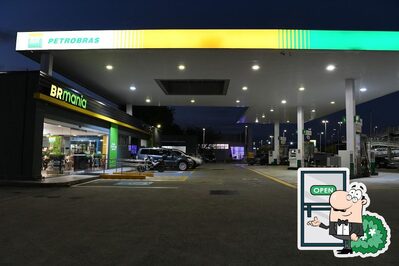 O exterior do Posto Petrobras