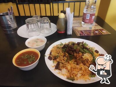 Take a seat at one of the tables at Hotspicz