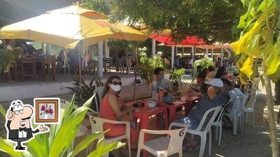 O interior do Peixada do geraldo