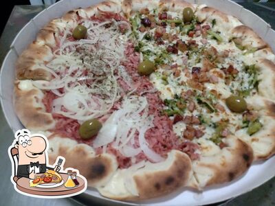 Consiga pizza no F&R Pizzaria
