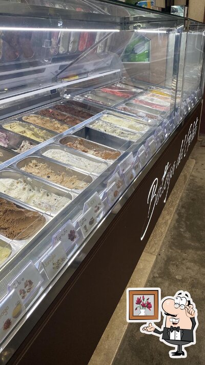 Gli interni di Bottega del Gelato