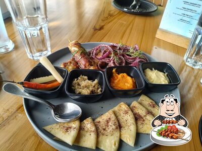Food at Aam's Courtyard