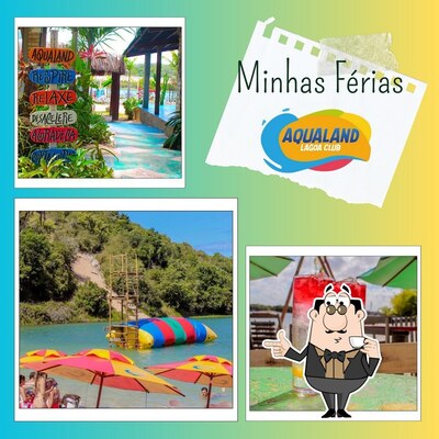 Aqualand Lagoa Club fornece uma variedade de drinques