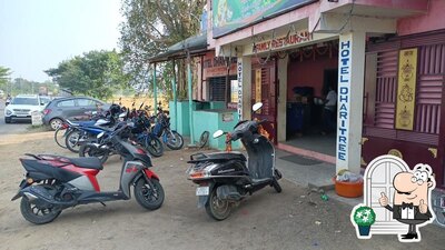The outside area is an important feature of Dharitri Restaurant