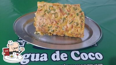 Comida em Lanchonete água de Coco