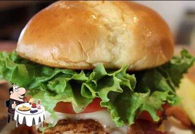 Get a burger at Rishi Fast Food