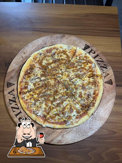 At PizzaWorks, you can try pizza