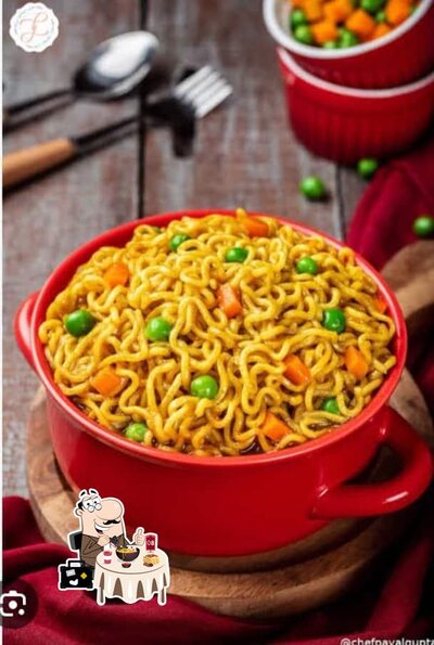 Food at Maggi Adda