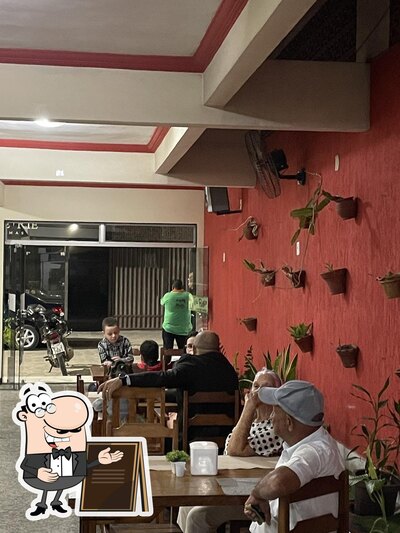 Desfrute da vista da área externa do Rey Pizzaria