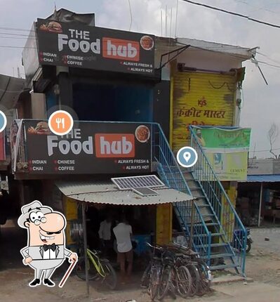 The exterior of The Food Hub cafe & Restaurant