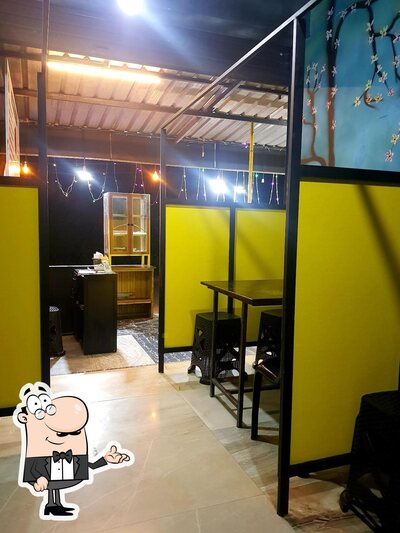 Take a seat at one of the tables at BHAIS FOOD