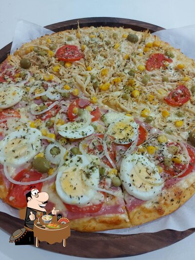 Platos en À Praça Pizzaria