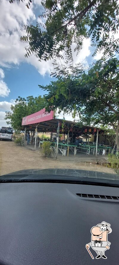 O exterior do Barraca da Dona Maria