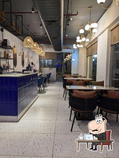 The interior of Super chai