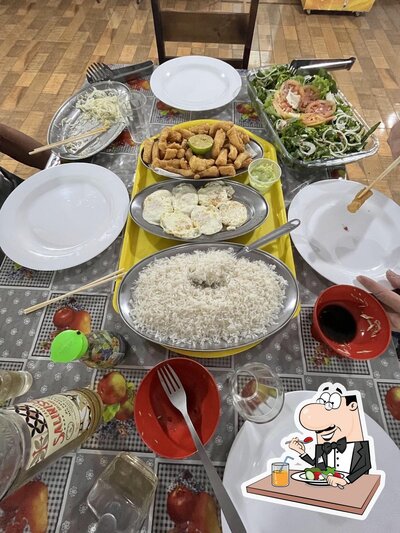 Platos en Chácara Lagoa