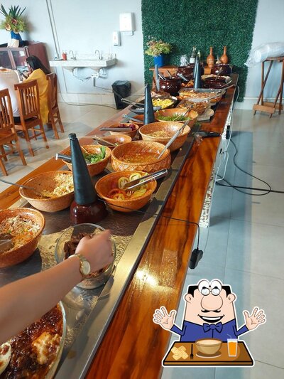 Comida em Churrascaria Prestes