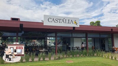 O exterior do Castália Pontão