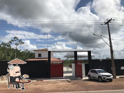 Desfrute da vista da área externa do Sai fora