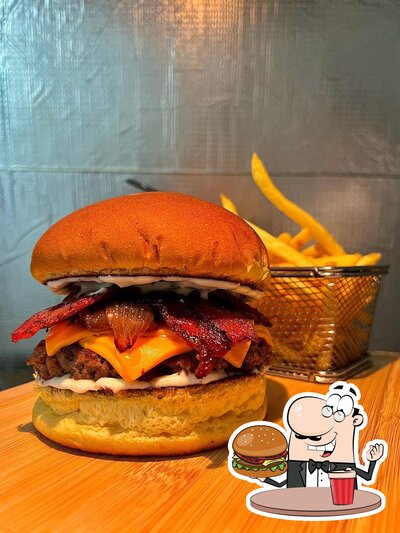 Delicie-se com um hambúrguer no Santos Burguer