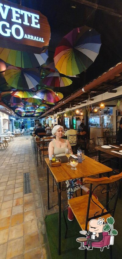 O interior do La Trattoria Bistrô