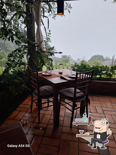 O interior do Laus Cozinha