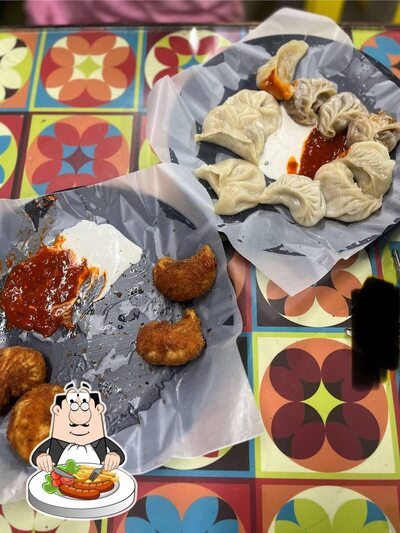 Food at MOMO'S Adda