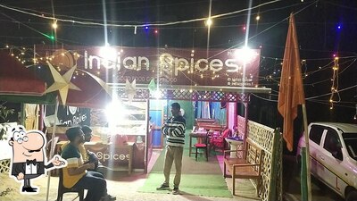 The interior of Indian spices