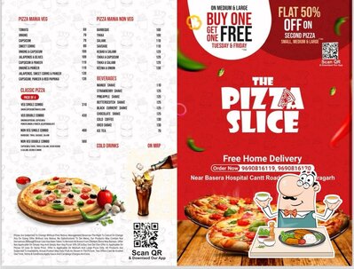 Food at Pizza Slice