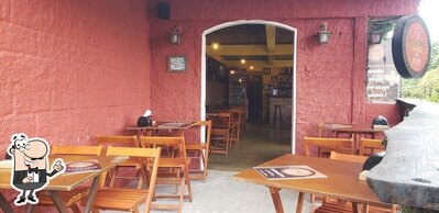 O interior do Petiscaria Ibitipoca
