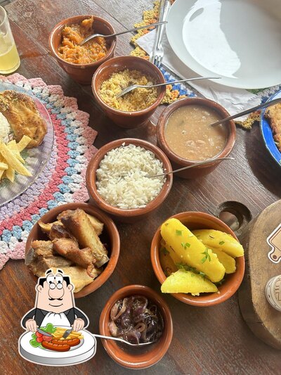 Comida em Quintal da Cau