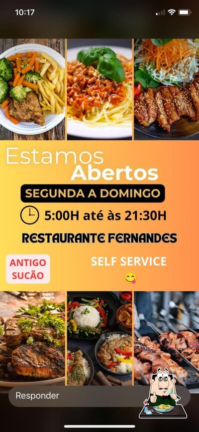 Platos en Restaurante Fernandes