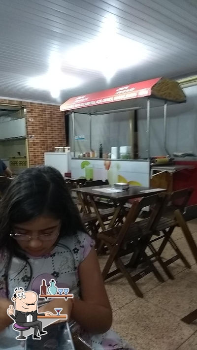 O interior do Crepe francês