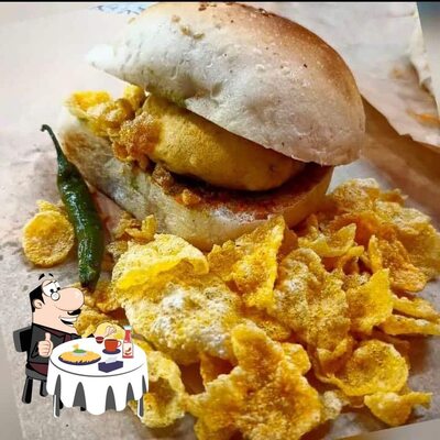Try out one of the burgers offered by Bole To Vada Pav