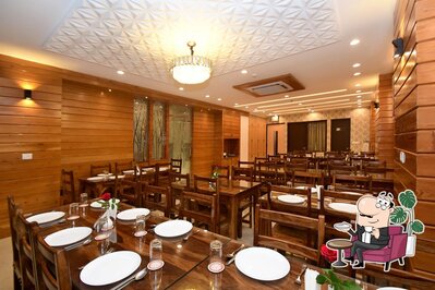 The interior of Tripty Restuarant