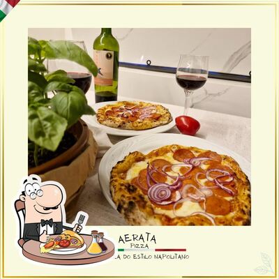 No Aerata Pizza, você pode desfrutar de pizza