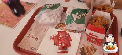 Meals at Krav restaurant