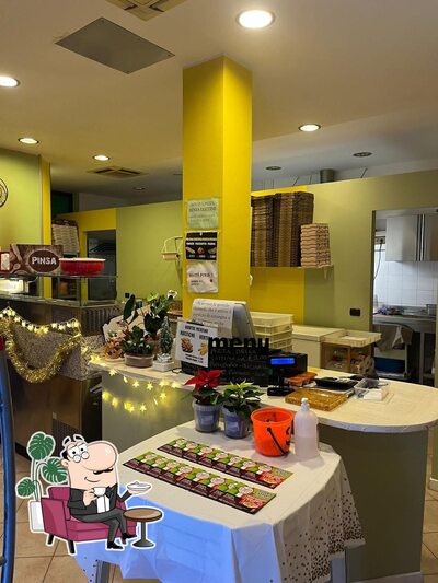 Gli interni di Voglia di pizza