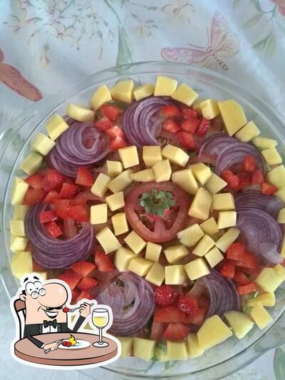 Comida em comida caseira da tete