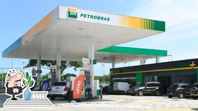 O exterior do Posto Petrobras