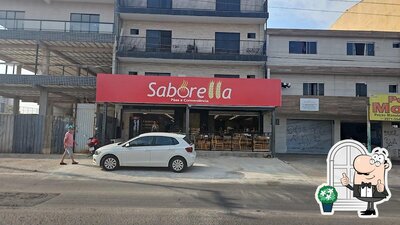 a área exterior é uma característica importante do Saborella Pães e Conveniência