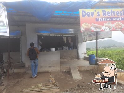 The exterior of Dev,s Refreshment