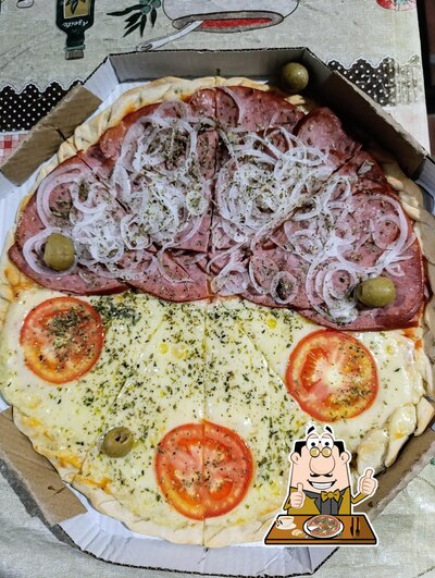 Peça diferentes tipos de pizza