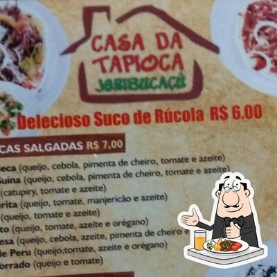 Platos en Casa da Tapioca Jeribucaçu