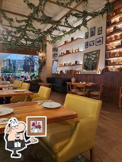 O interior do Ninetto Trattoria - Fortaleza