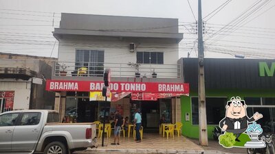 O exterior do BAR DO TONHO
