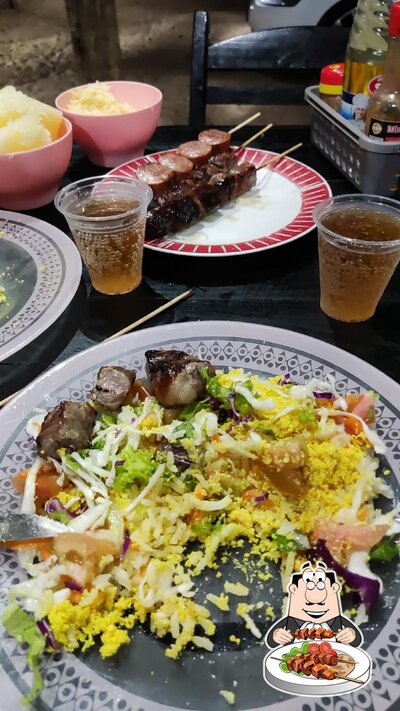 Platos en Espetinho Da Rosa