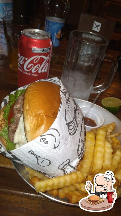 Consiga um hambúrguer no Motor Burguer
