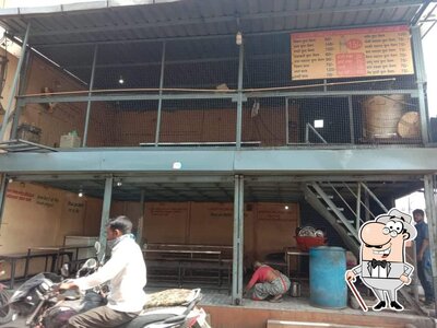 You can get some fresh air at the outside area of Sai Shradha Restaurant
