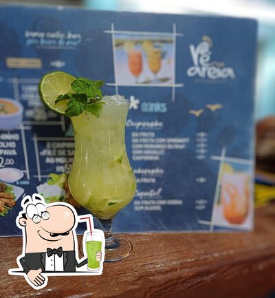 Você pode desfrutar de uma bebida do menu